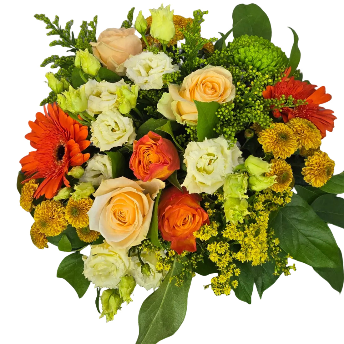 Bouquet de Fleurs Jaunes et Orangées