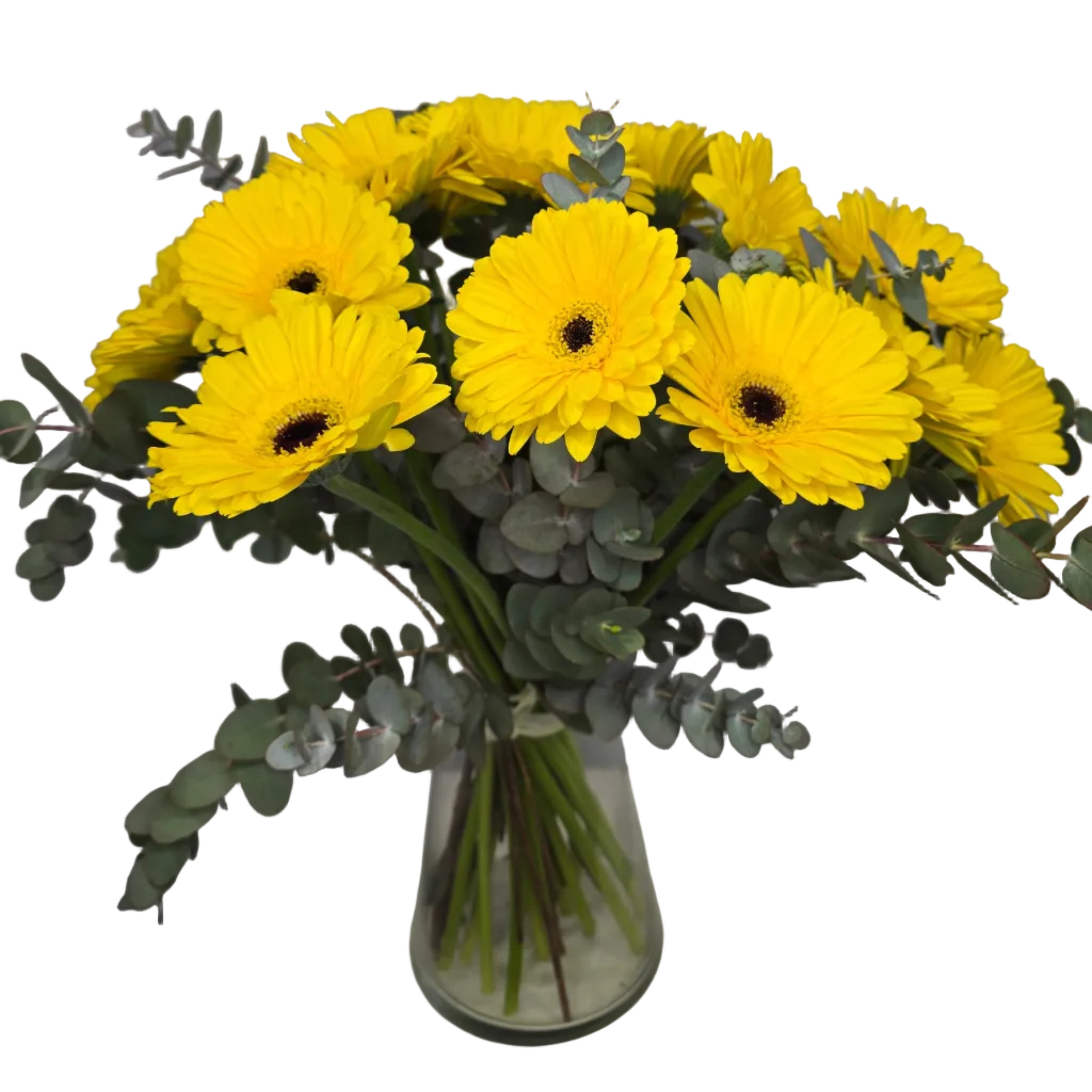 Bouquet Mono-Fleur de Gerberas Jaunes