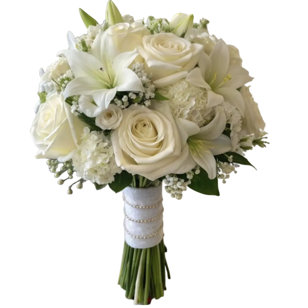 Prestige White Bridal Bouquet