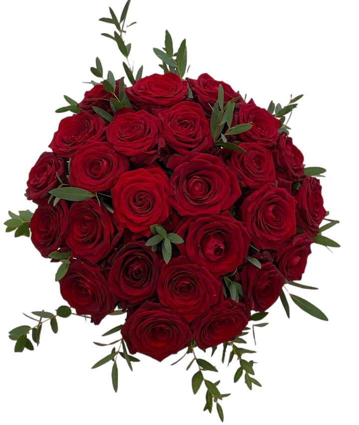 Bouquet de 19 Roses Rouges