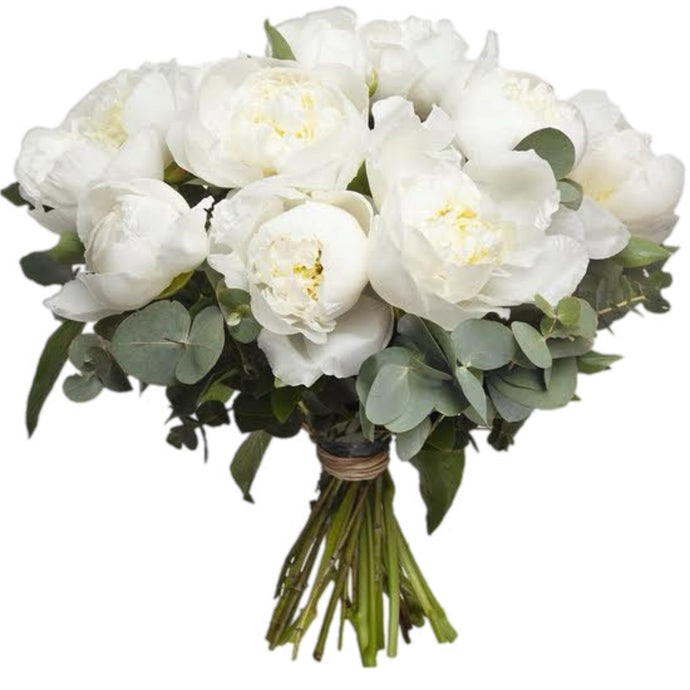 White Peony Bouquet