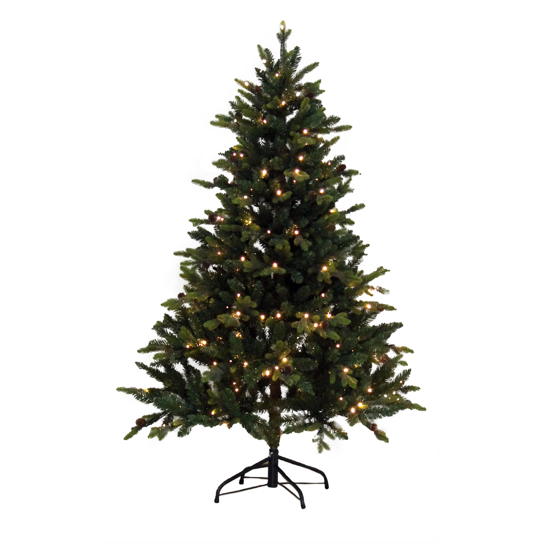 Artificial Green Tree 180cm with LEDs and Pines